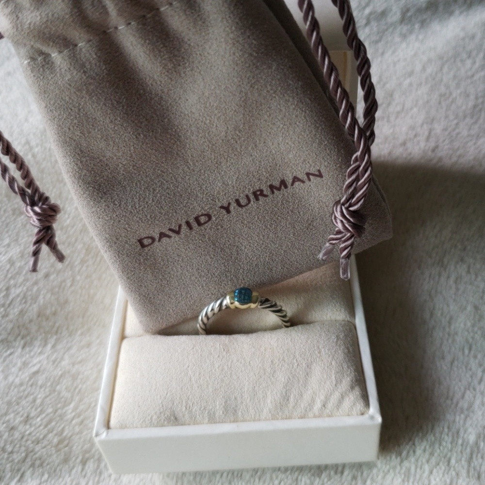 Authentic David Yurman cable stacker ring